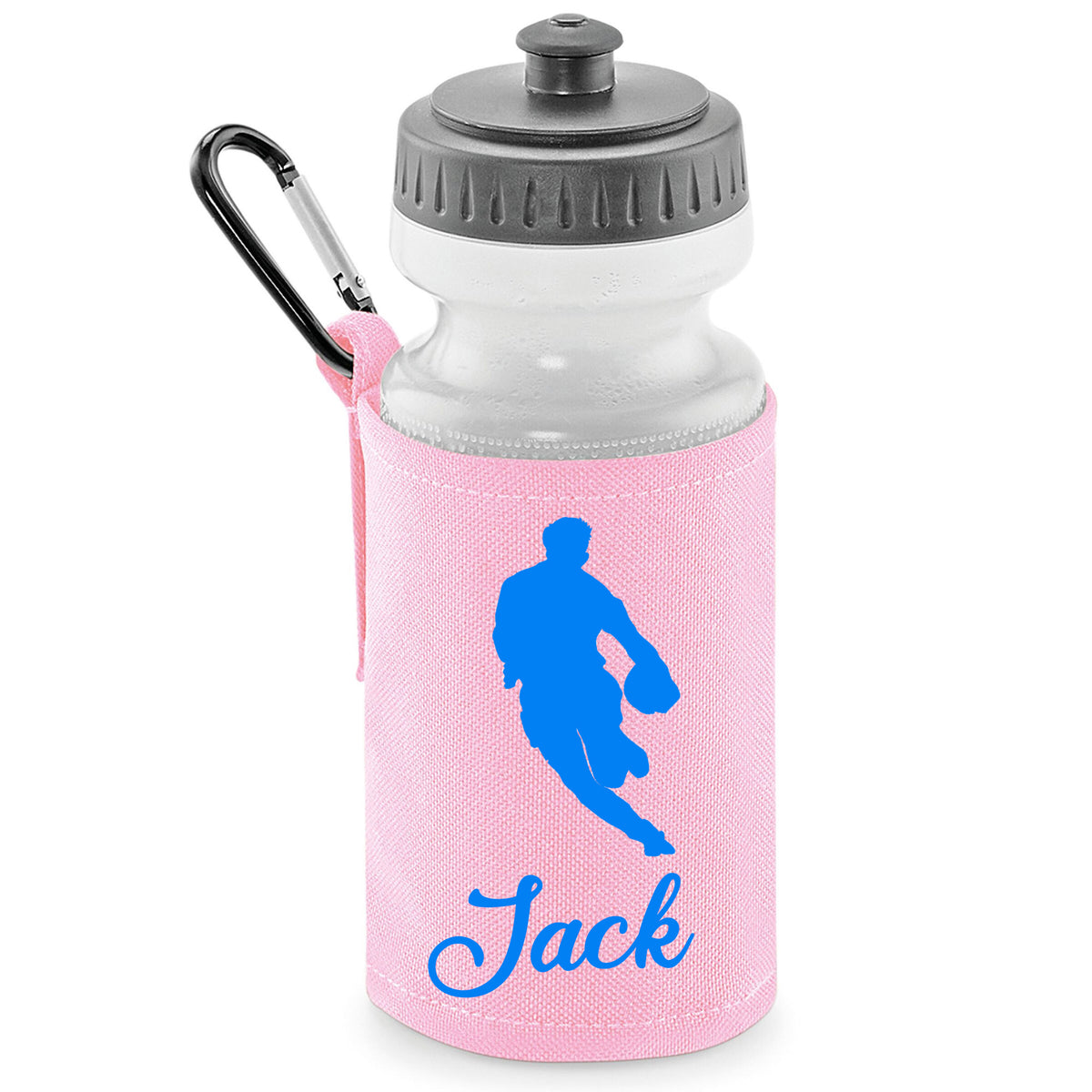 Baby Pink Water Bottle & Holder