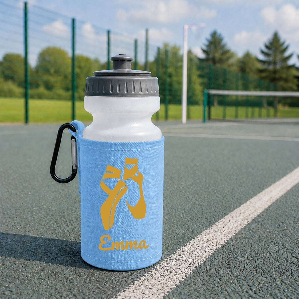 Sky Blue Water Bottle & Holder