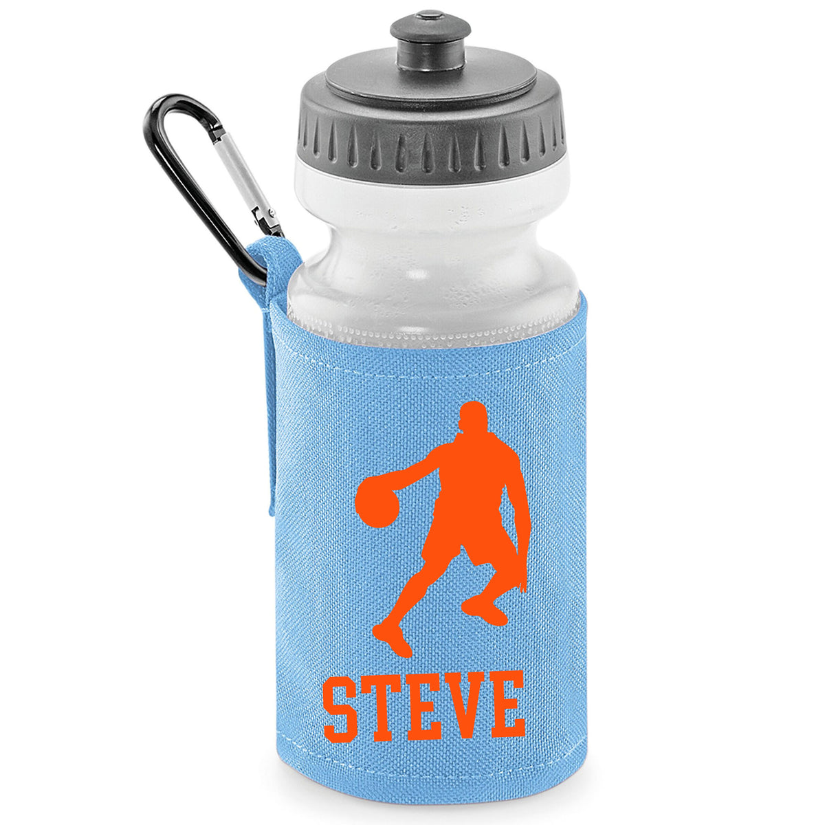 Sky Blue Water Bottle & Holder