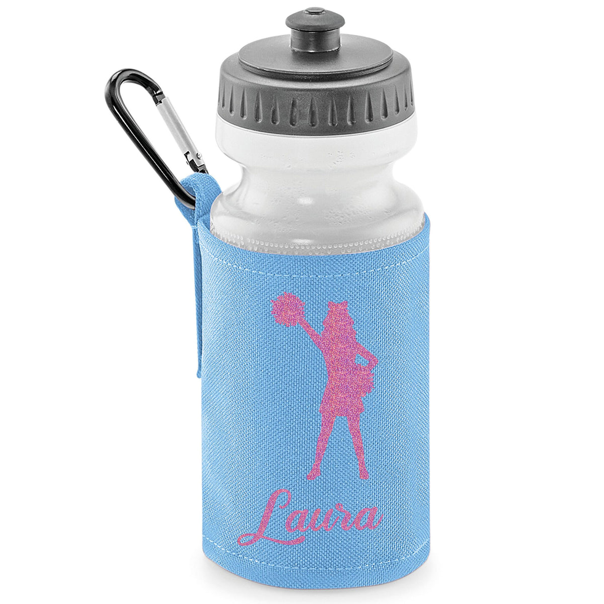 Sky Blue Water Bottle & Holder