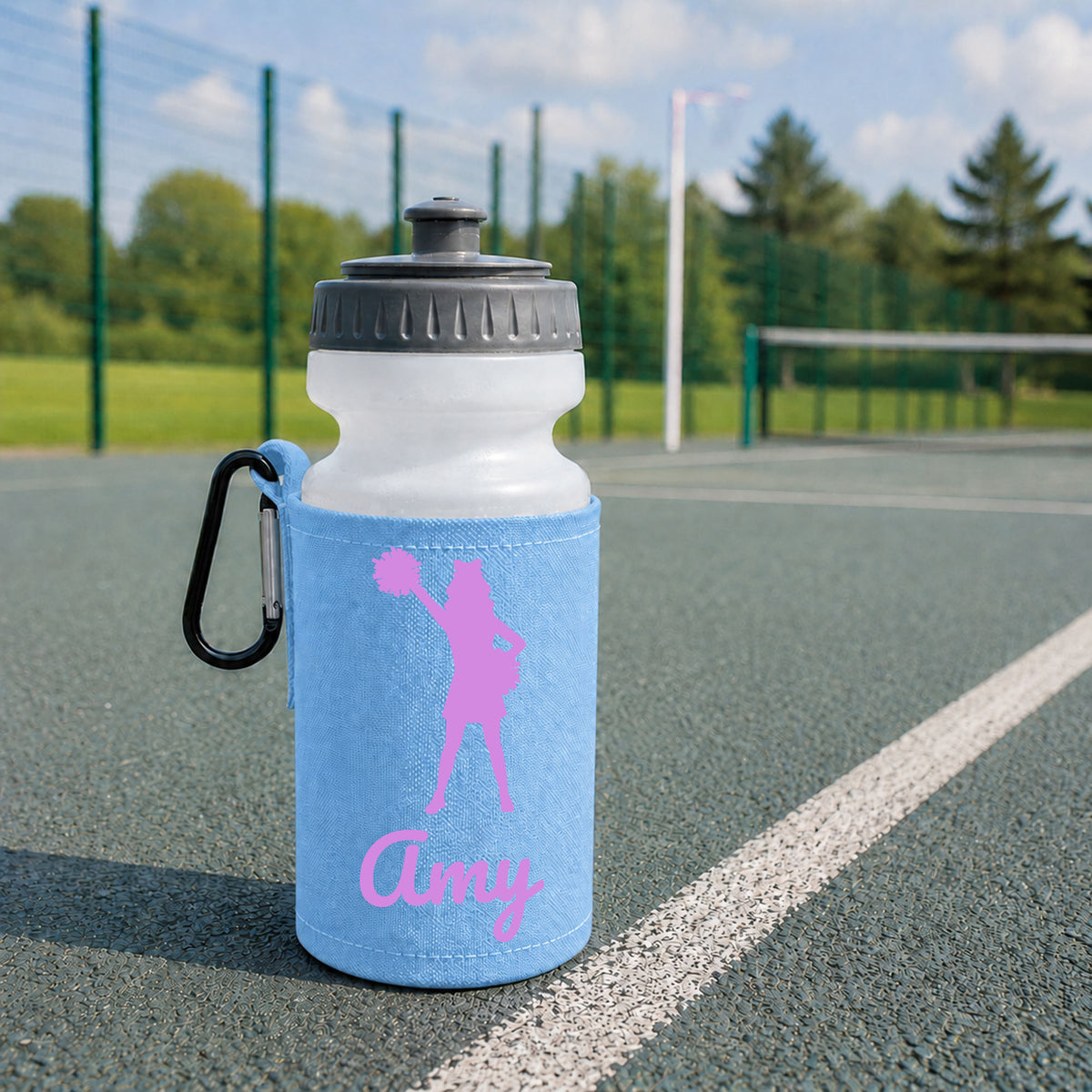 Sky Blue Water Bottle & Holder