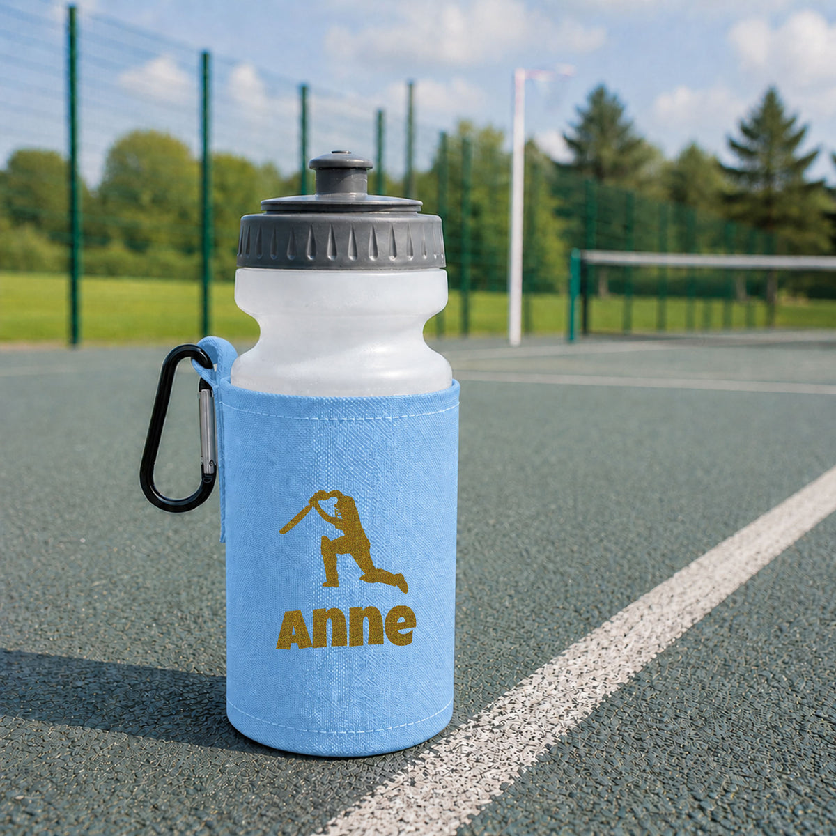 Sky Blue Water Bottle & Holder