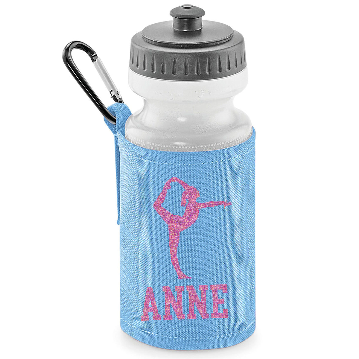 Sky Blue Water Bottle & Holder