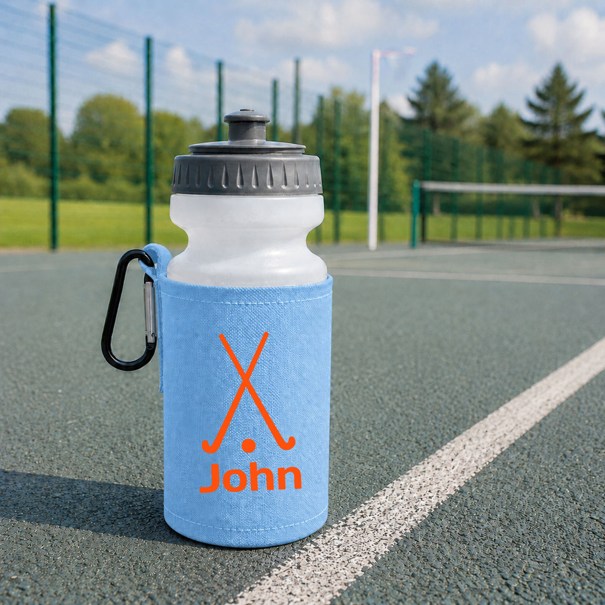 Sky Blue Water Bottle & Holder