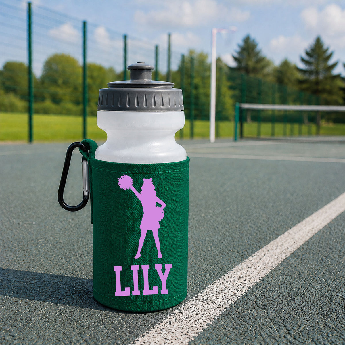 Bottle Green Water Bottle & Holder
