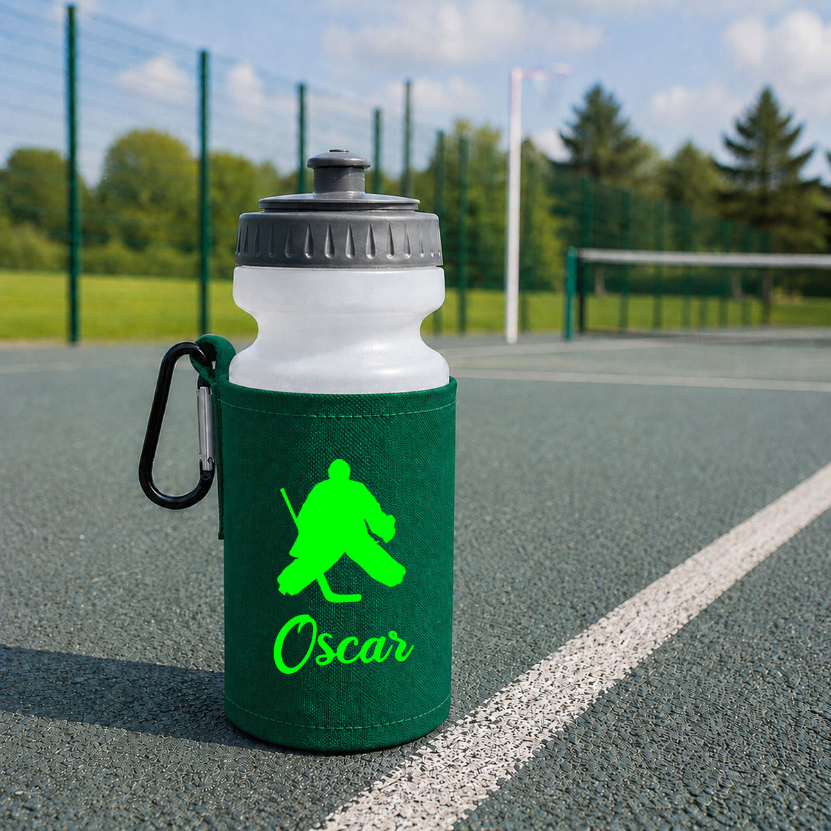 Bottle Green Water Bottle & Holder