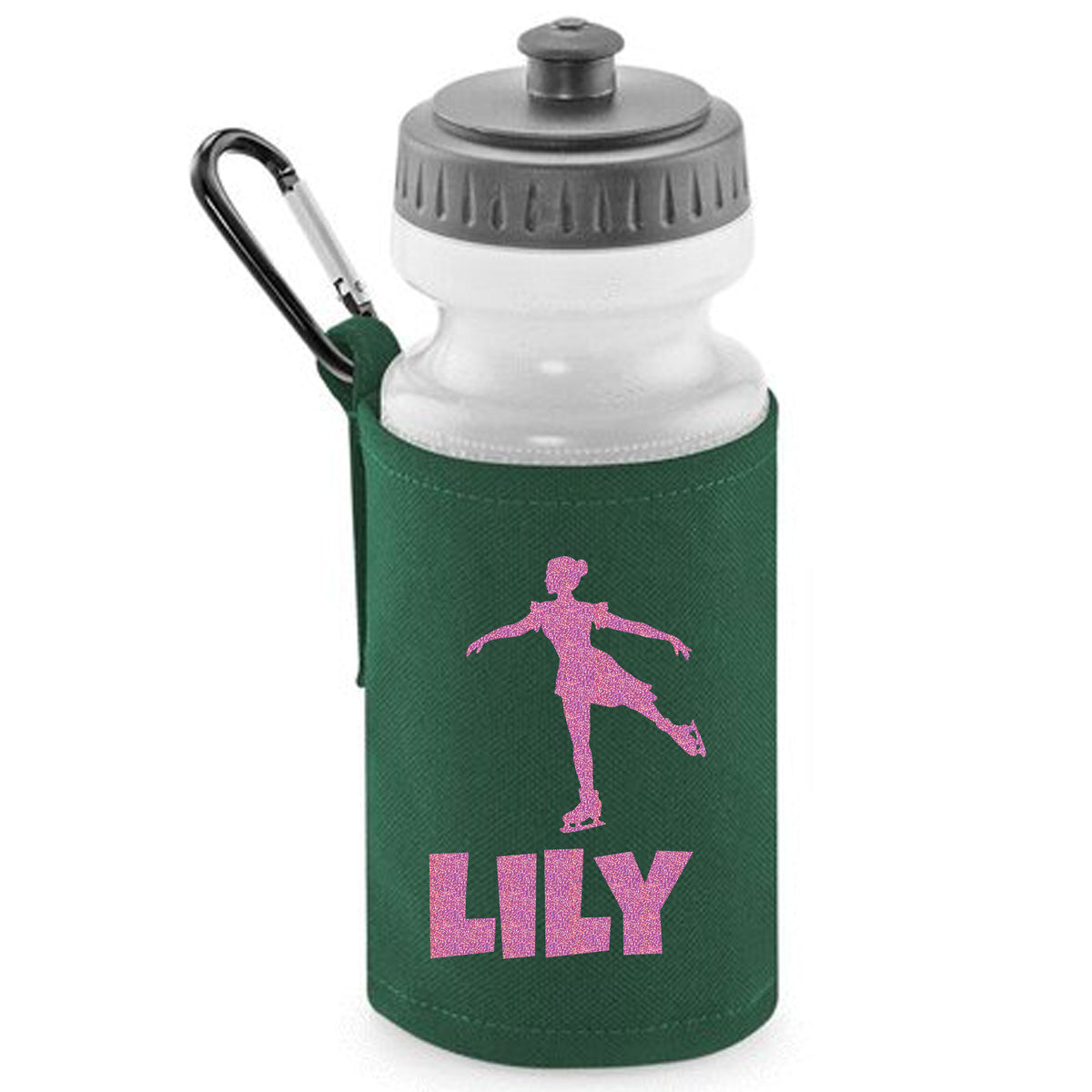 Bottle Green Water Bottle & Holder