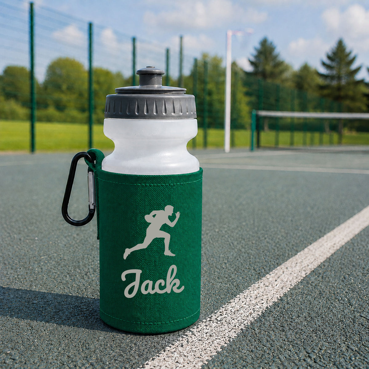 Bottle Green Water Bottle & Holder