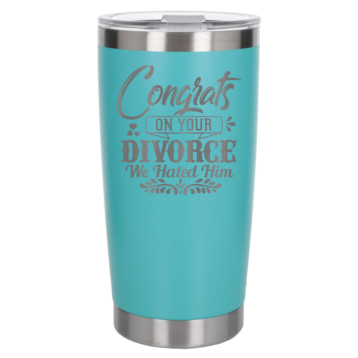 Turquoise Thermal Metal Coffee Cup