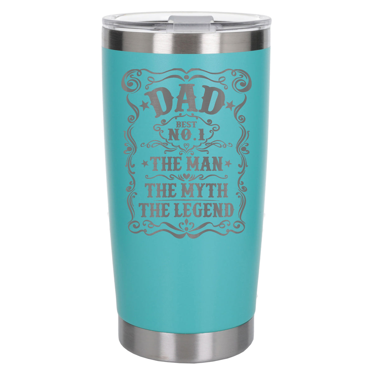 Turquoise Thermal Metal Coffee Cup