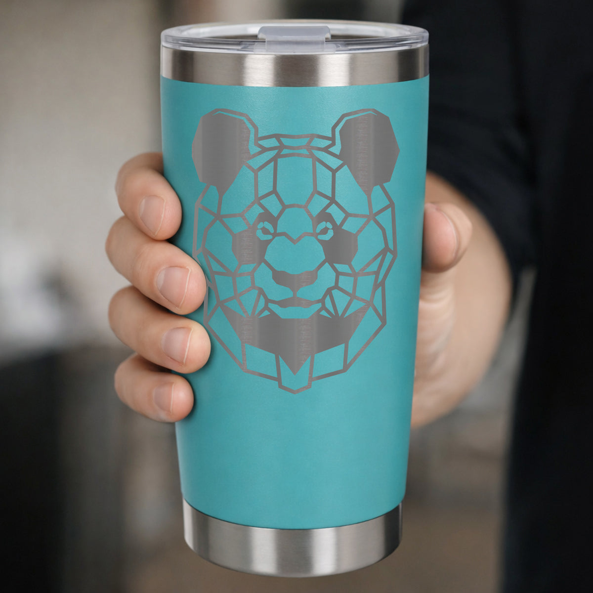 Turquoise Thermal Metal Coffee Cup