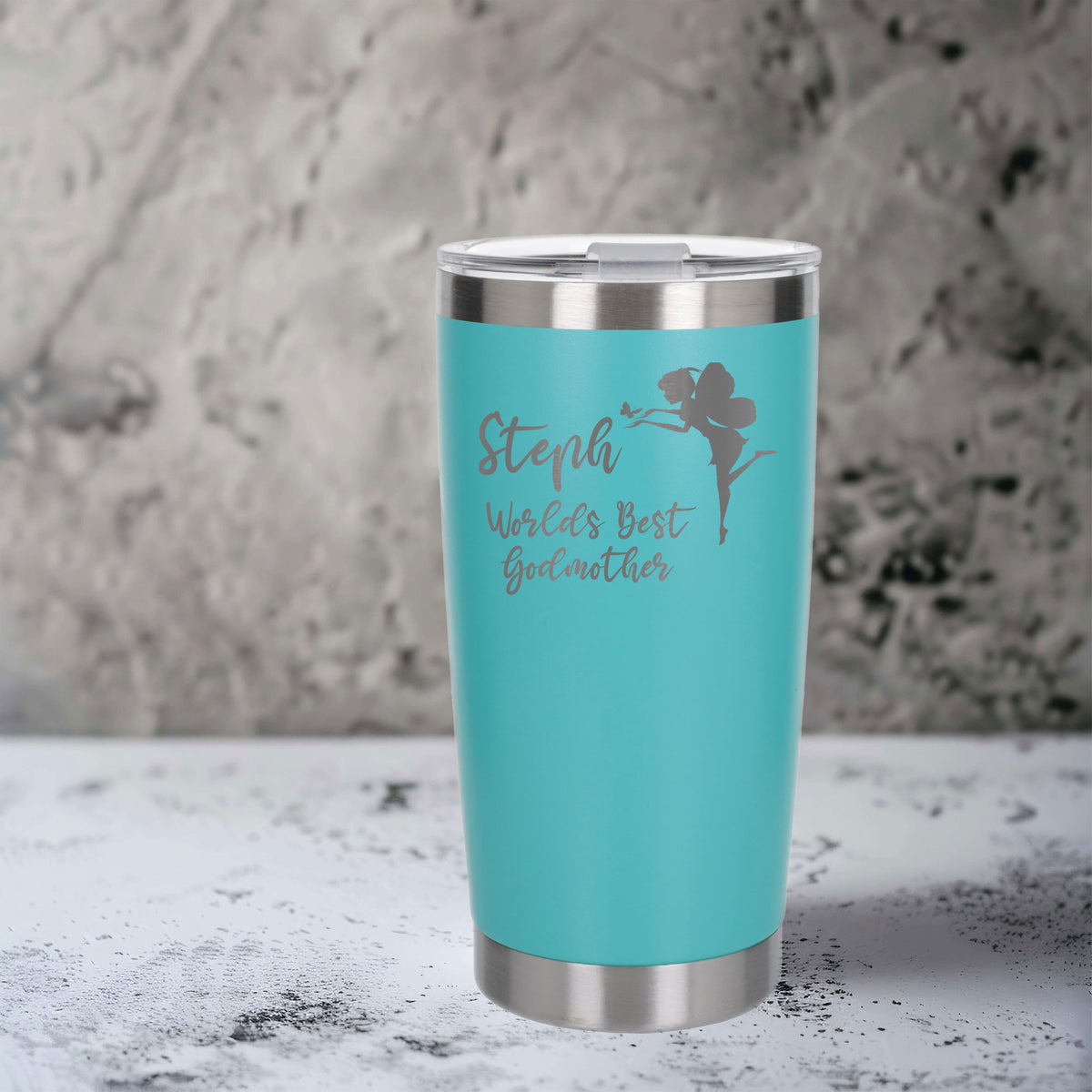 Turquoise Thermal Metal Coffee Cup