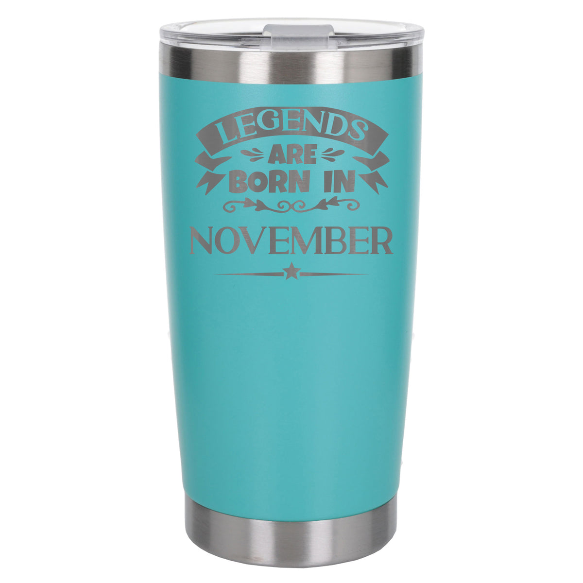 Turquoise Thermal Metal Coffee Cup