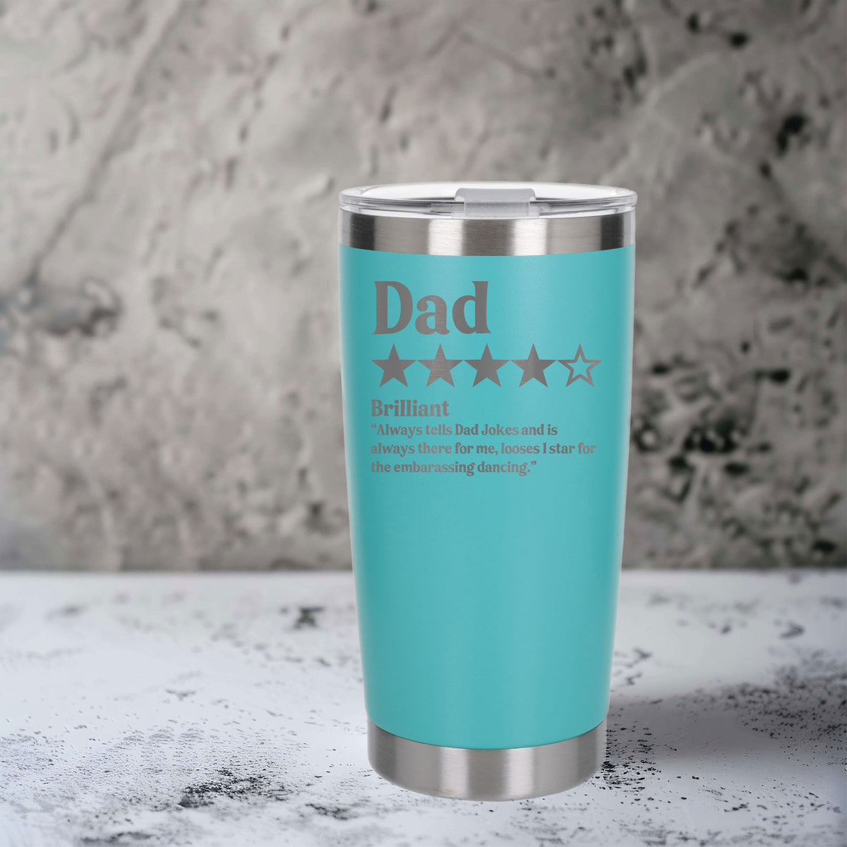 Review Engraved Travel Mug Birthday Gift, Thermal Metal Coffee Cup