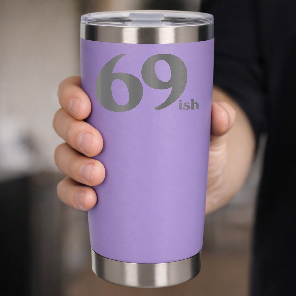 Lavender Thermal Metal Coffee Cup