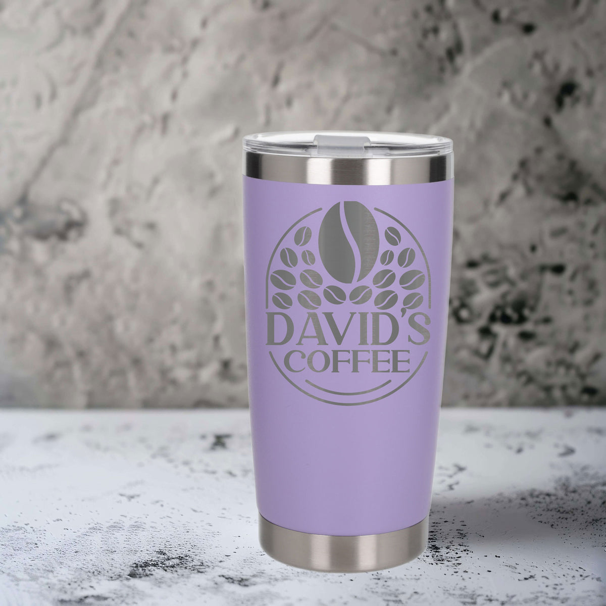 Lavender Thermal Metal Coffee Cup