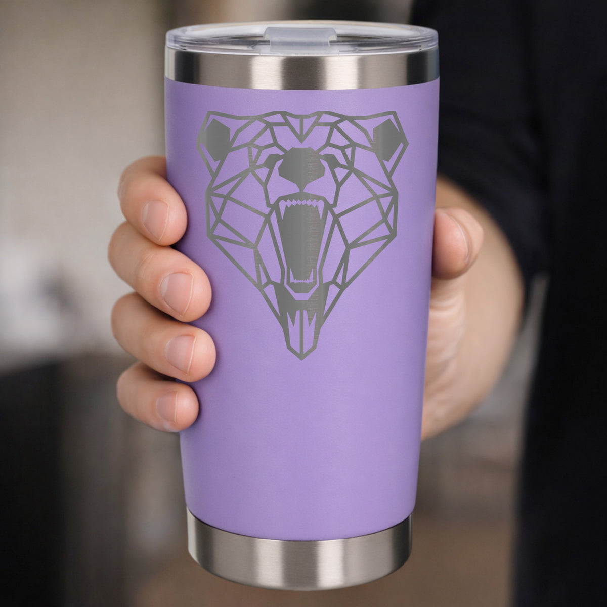 Lavender Thermal Metal Coffee Cup
