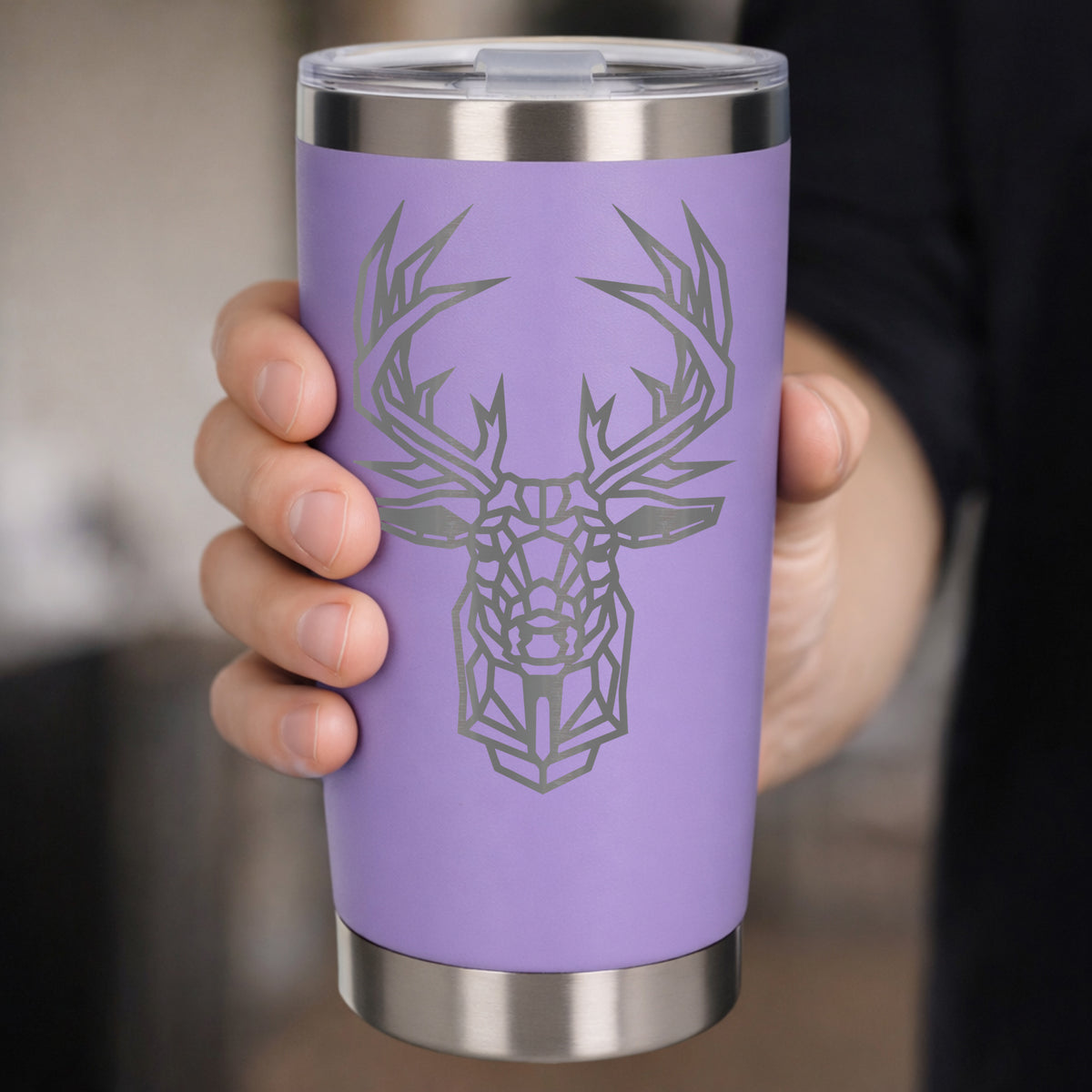 Lavender Thermal Metal Coffee Cup