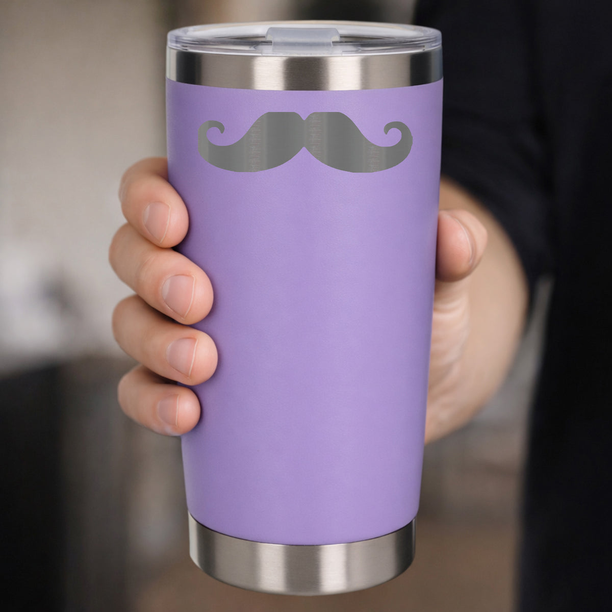 Lavender Thermal Metal Coffee Cup