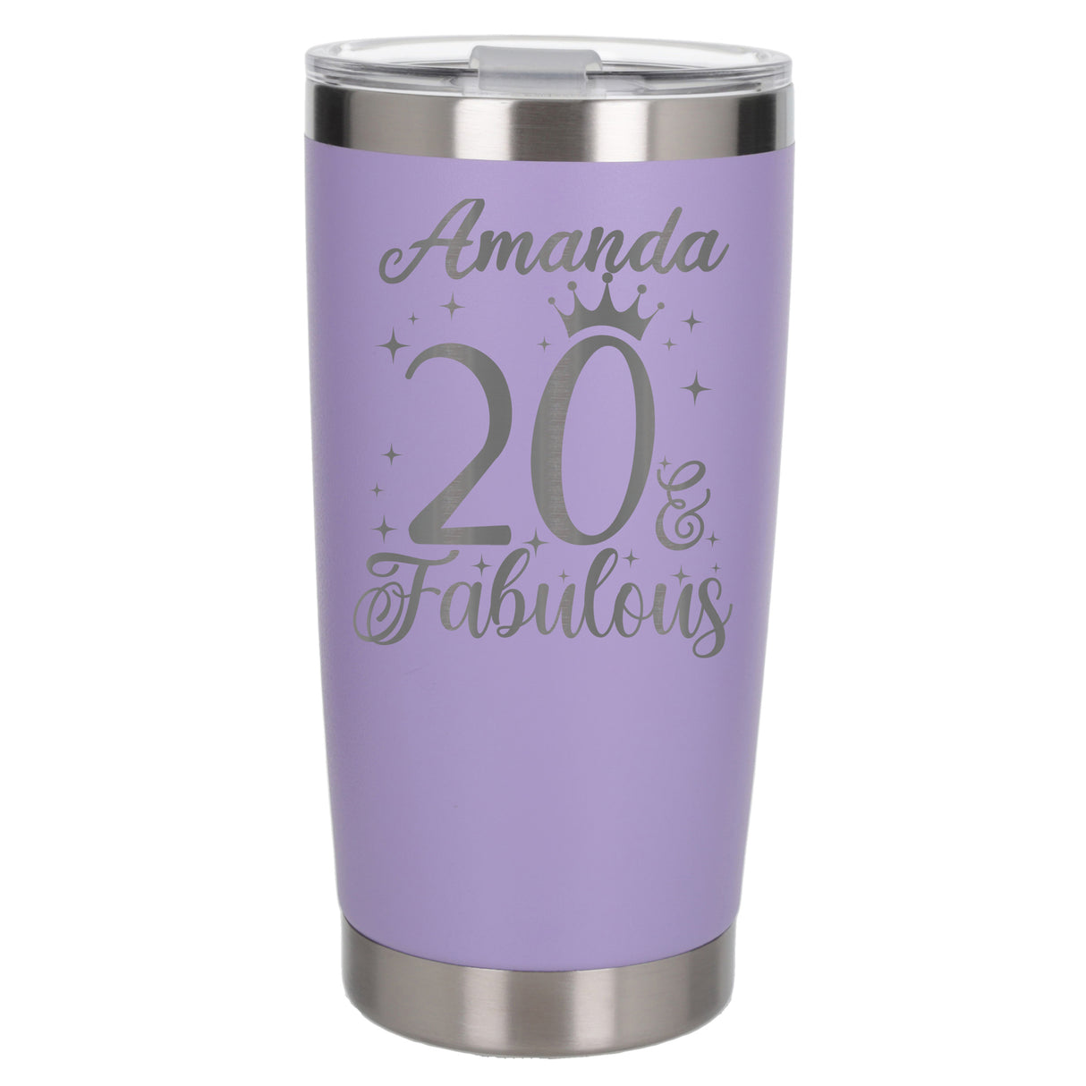 Lavender Thermal Metal Coffee Cup