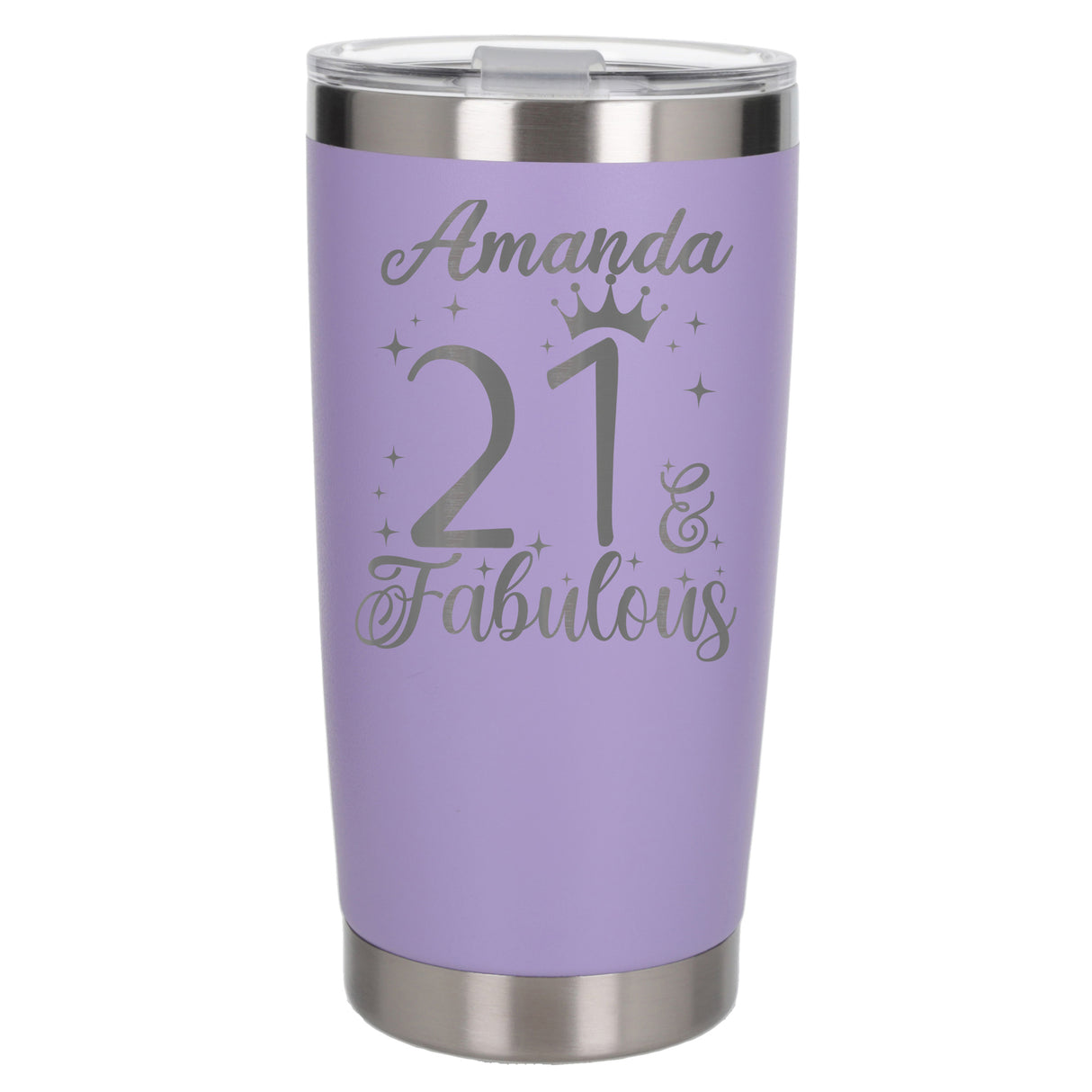 Lavender Thermal Metal Coffee Cup