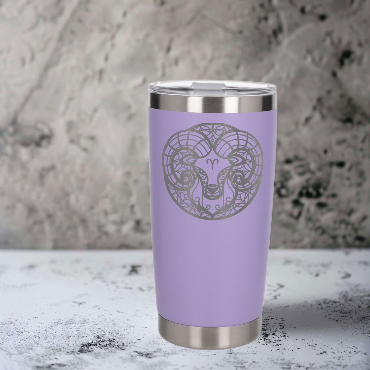 Lavender Thermal Metal Coffee Cup