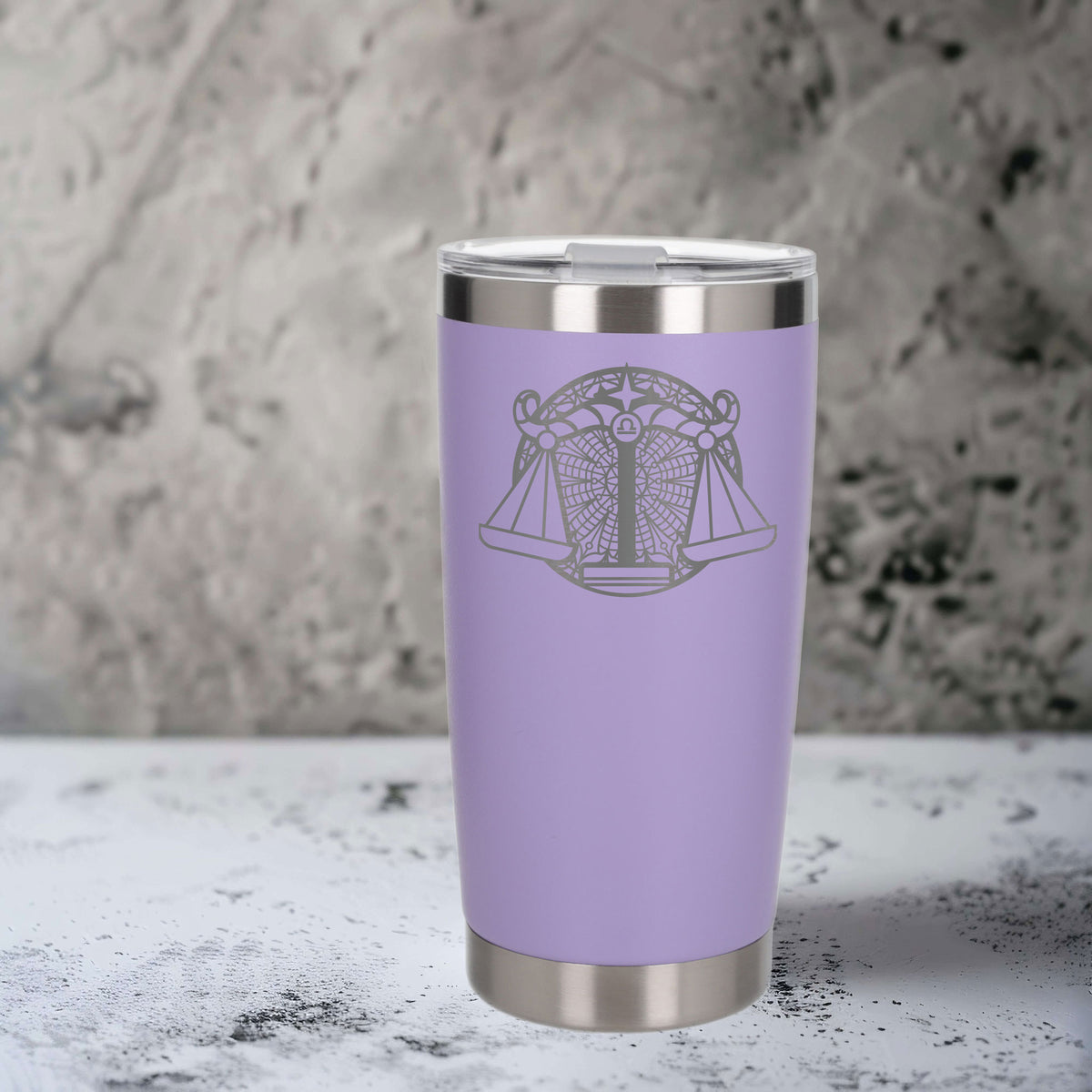 Lavender Thermal Metal Coffee Cup