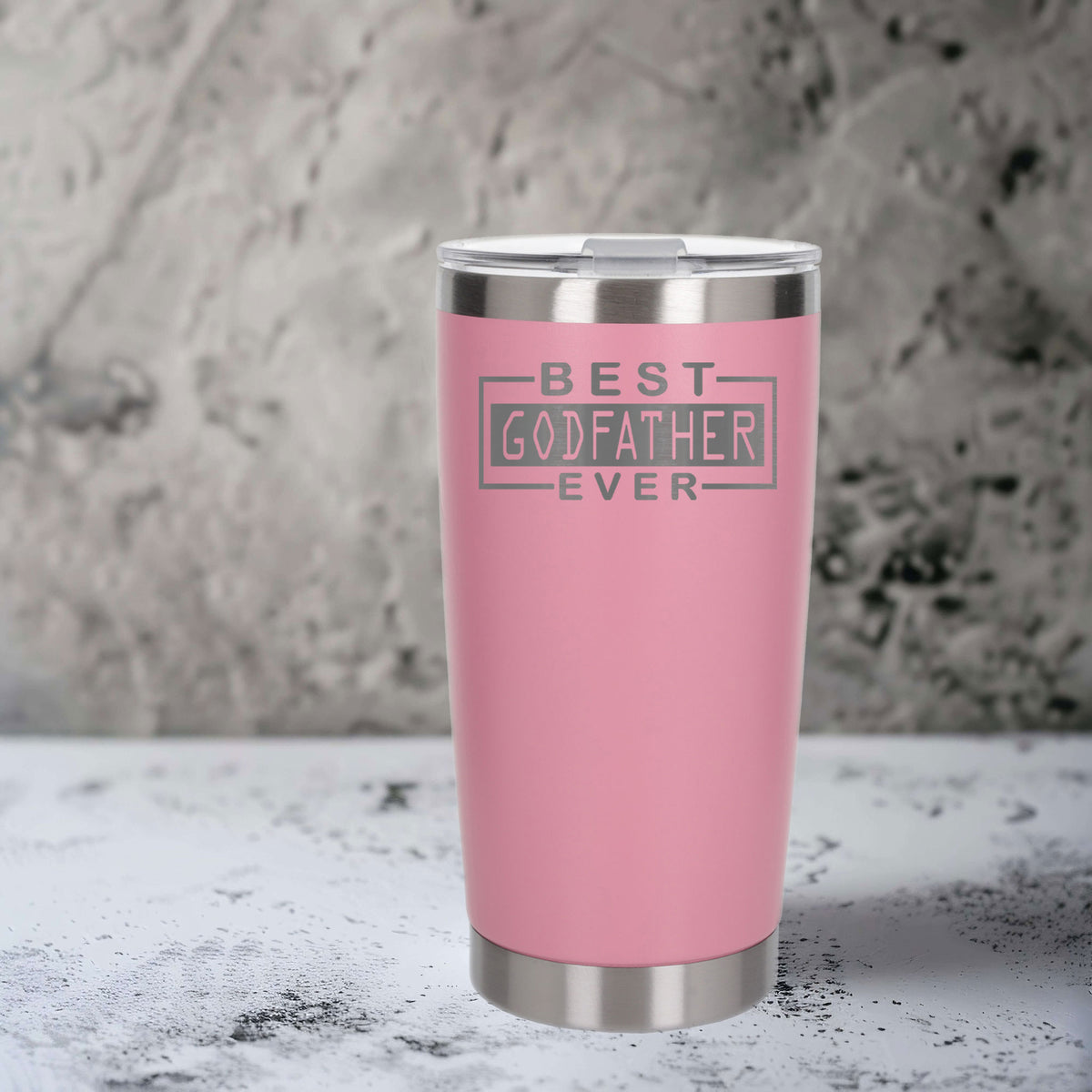 Light Pink Thermal Metal Coffee Cup