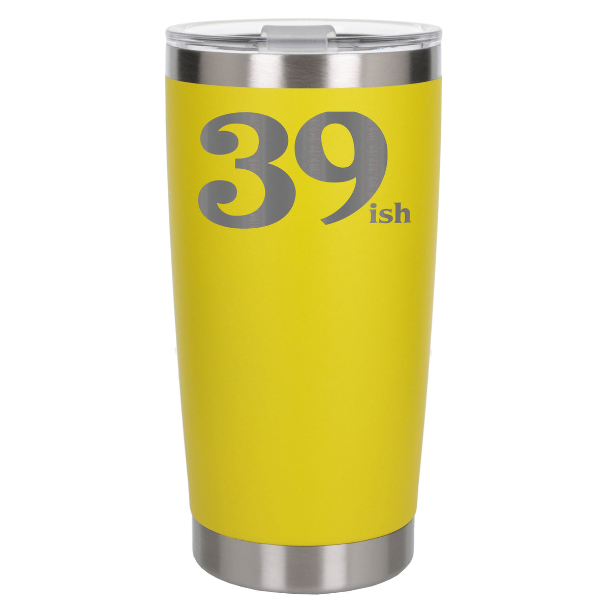 Yellow Thermal Metal Coffee Cup