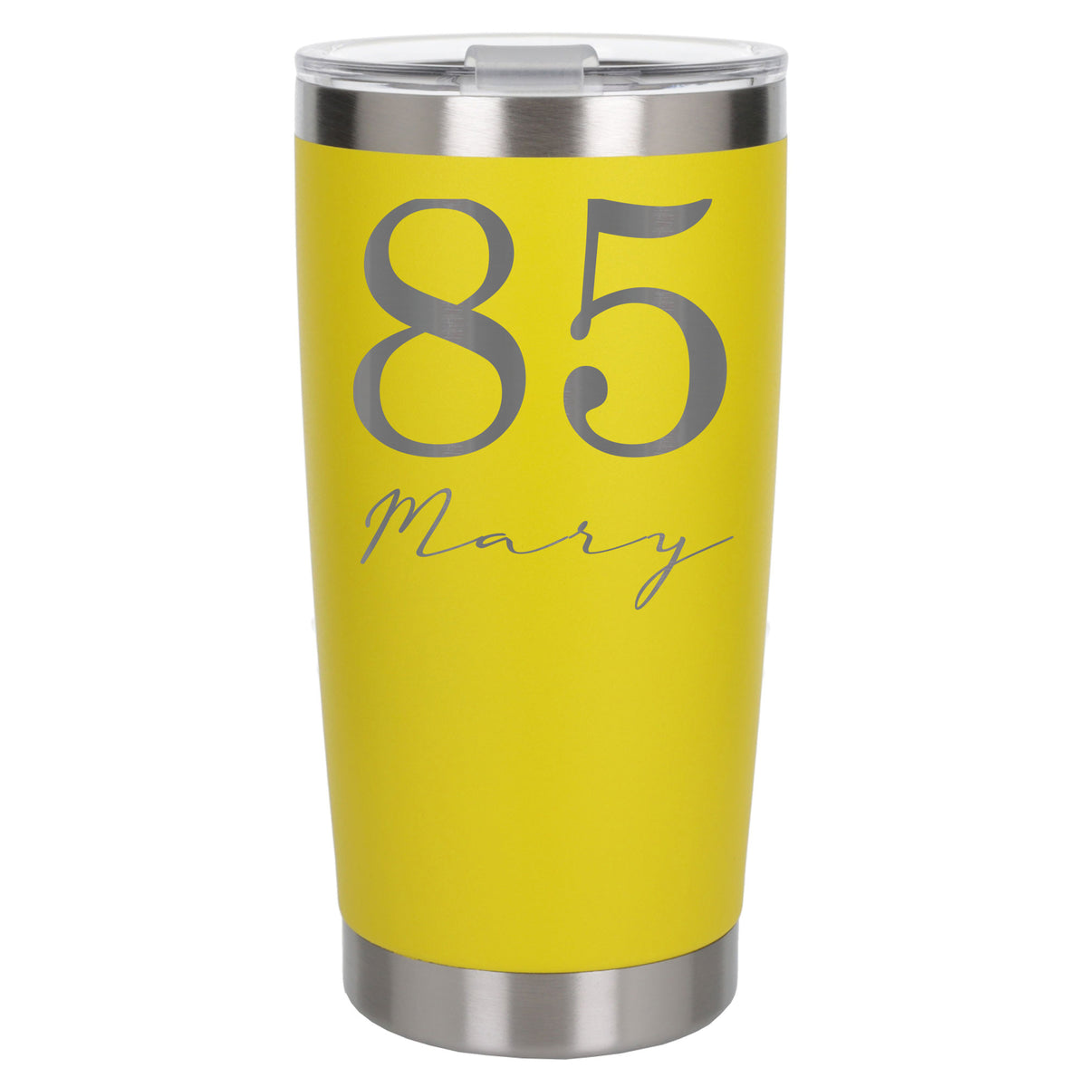 Yellow Thermal Metal Coffee Cup