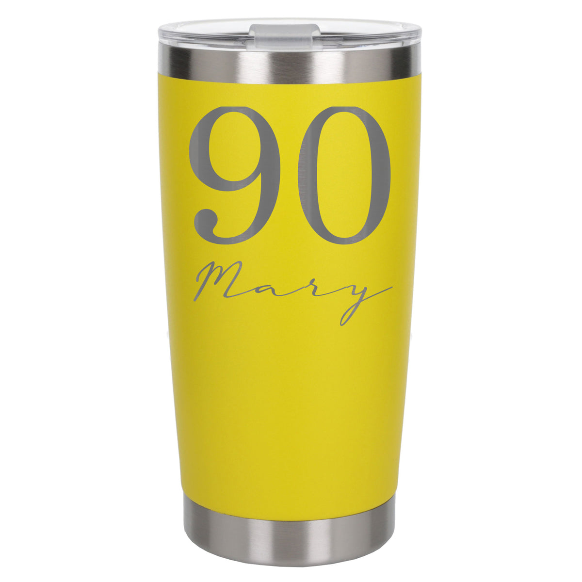 Yellow Thermal Metal Coffee Cup