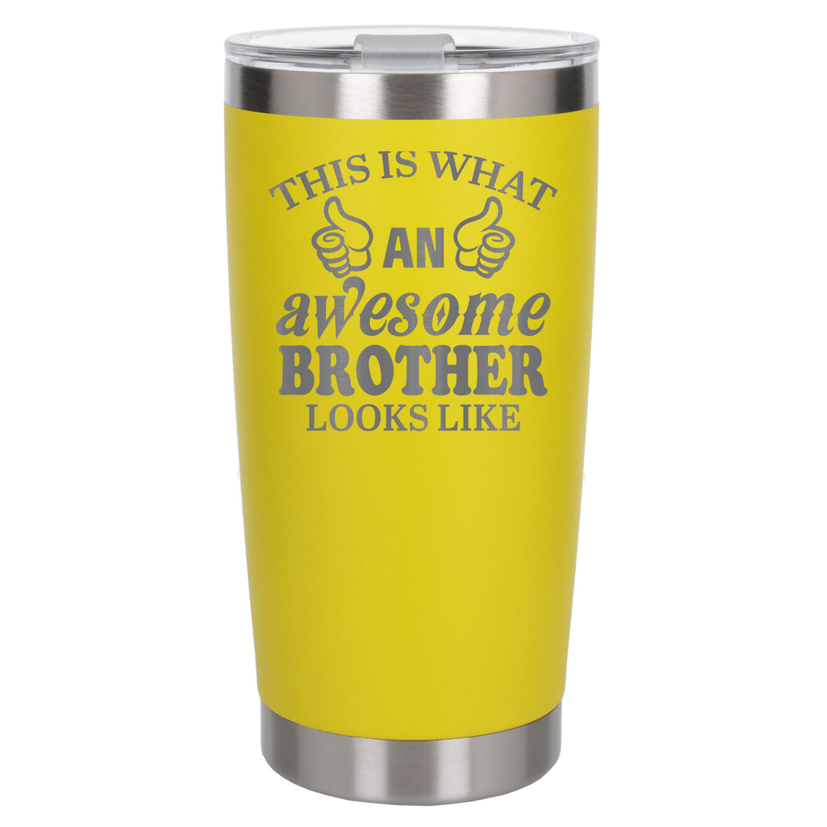 Yellow Thermal Metal Coffee Cup