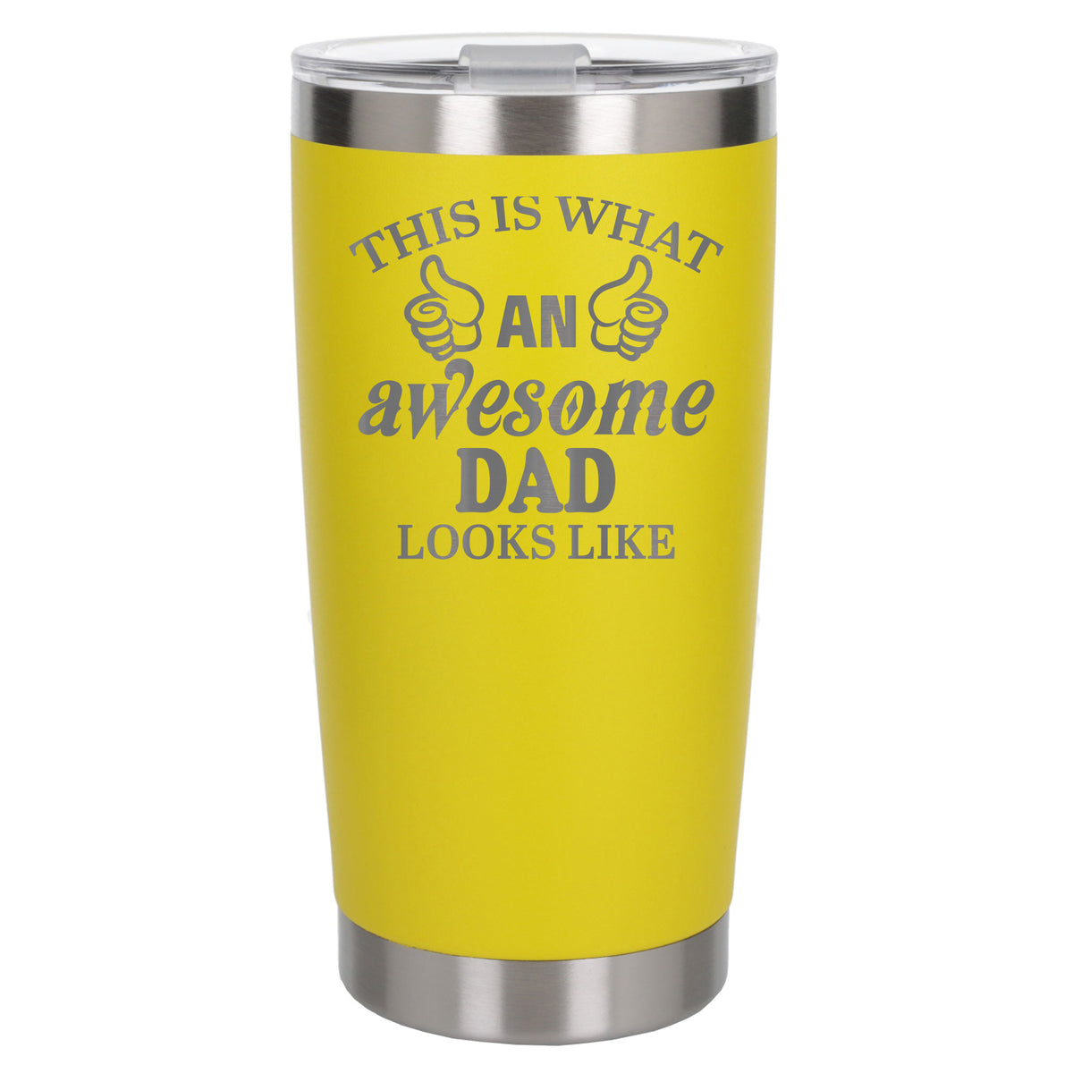 Yellow Thermal Metal Coffee Cup