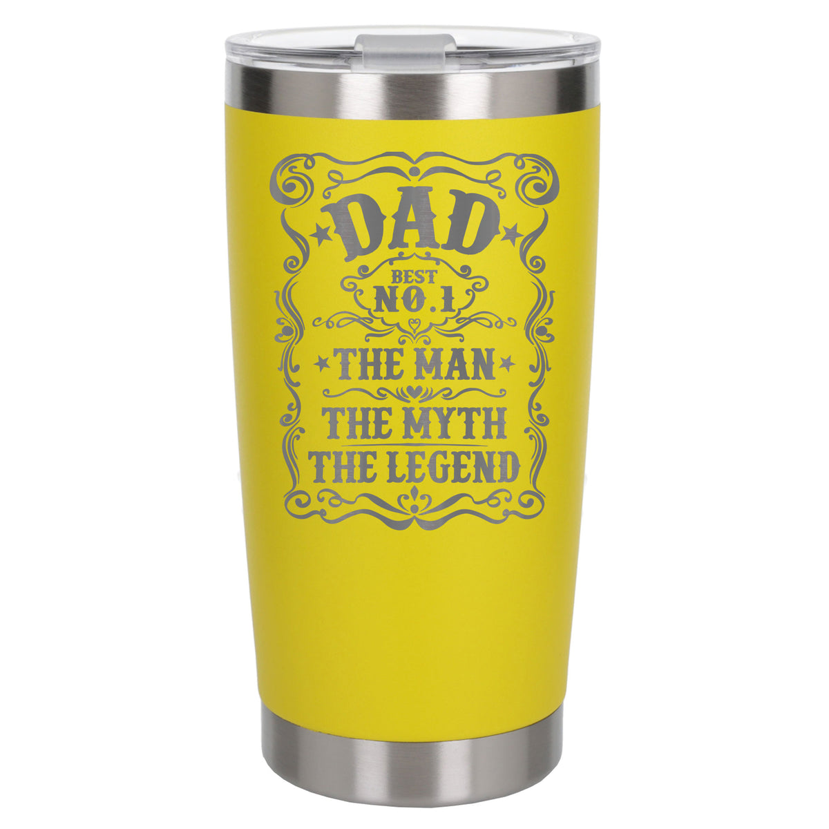 Yellow Thermal Metal Coffee Cup