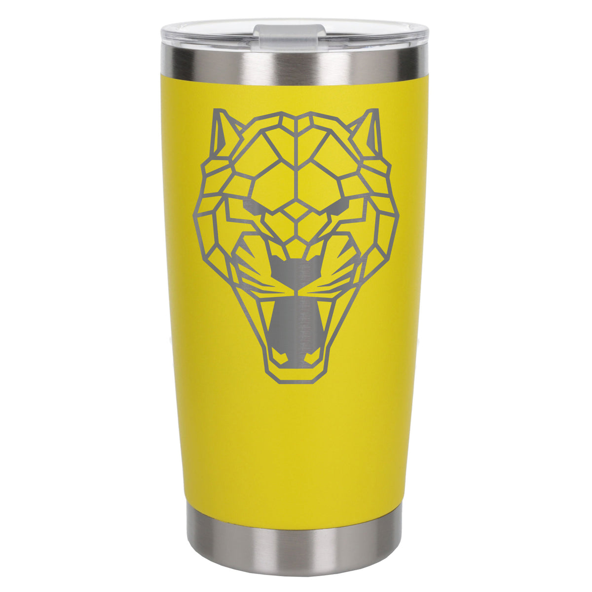 Yellow Thermal Metal Coffee Cup