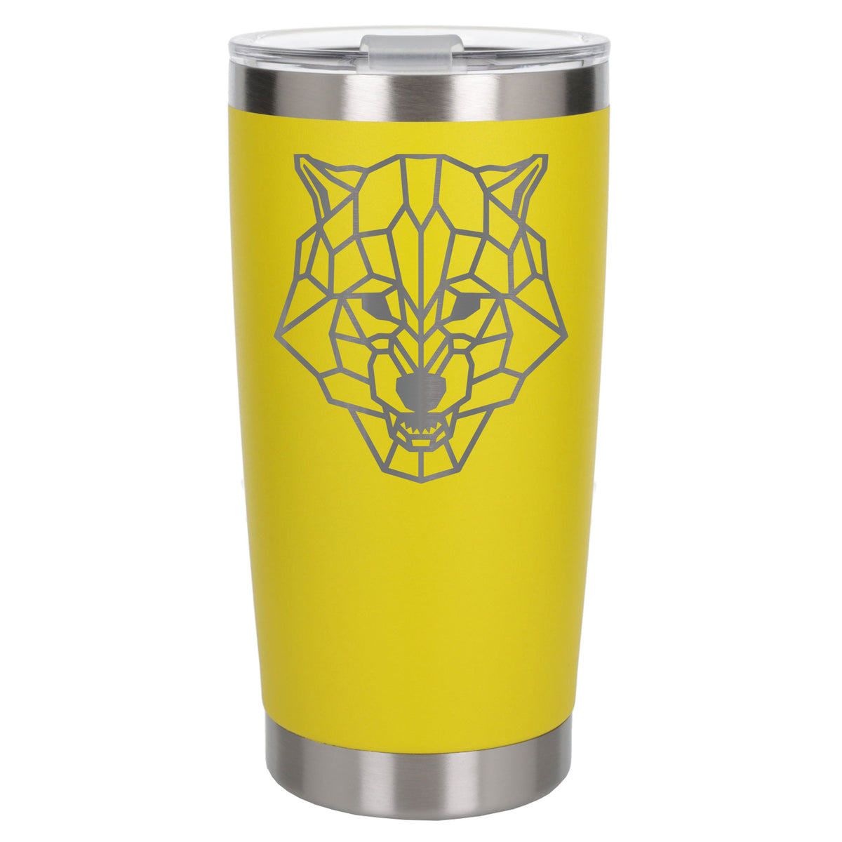 Yellow Thermal Metal Coffee Cup