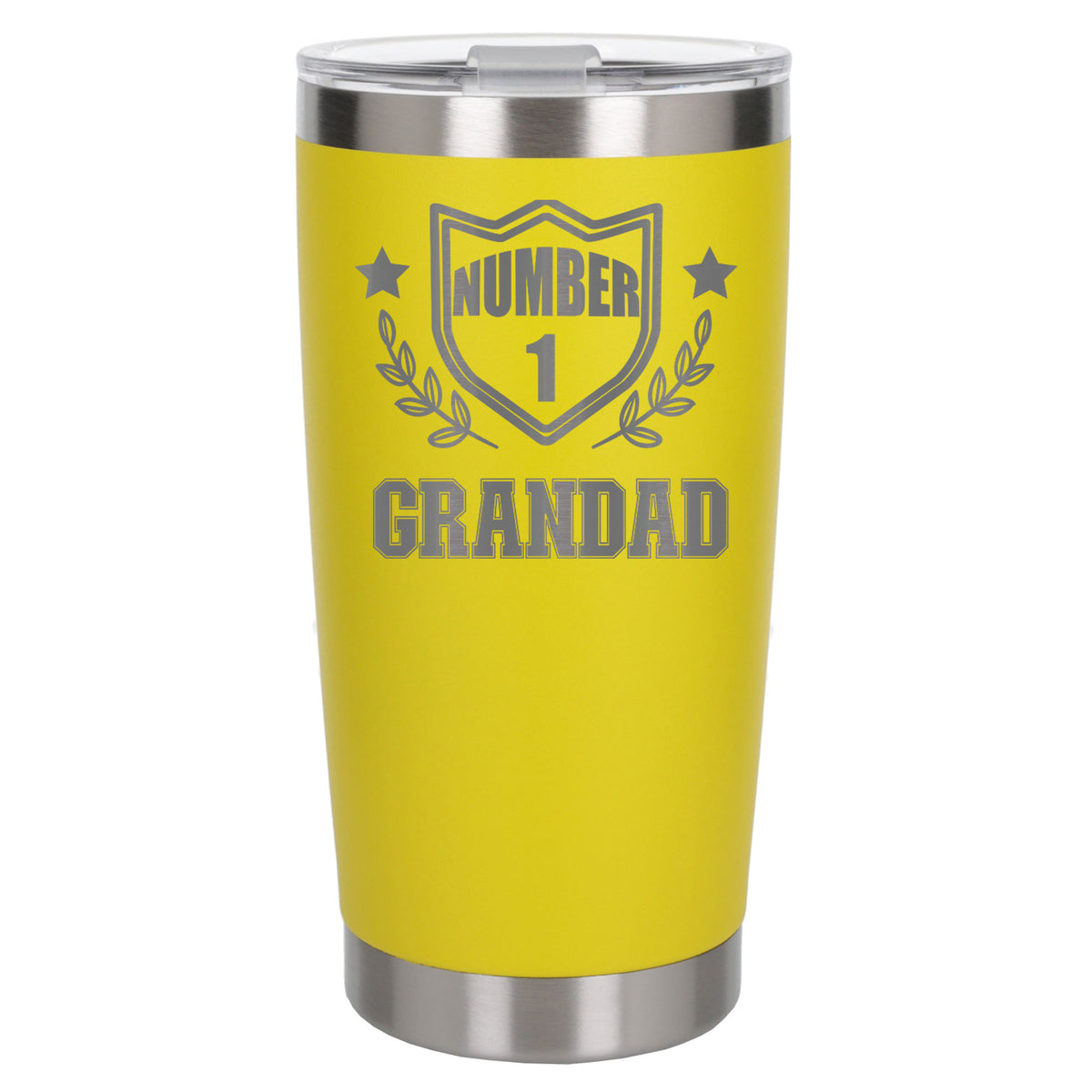 Yellow Thermal Metal Coffee Cup