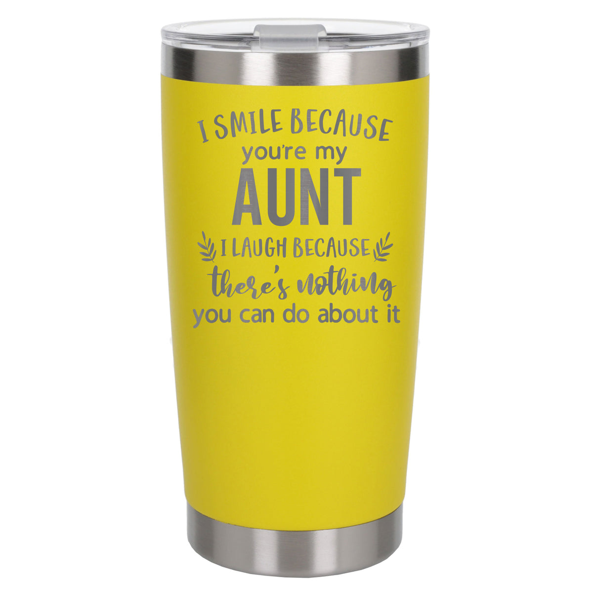 Yellow Thermal Metal Coffee Cup