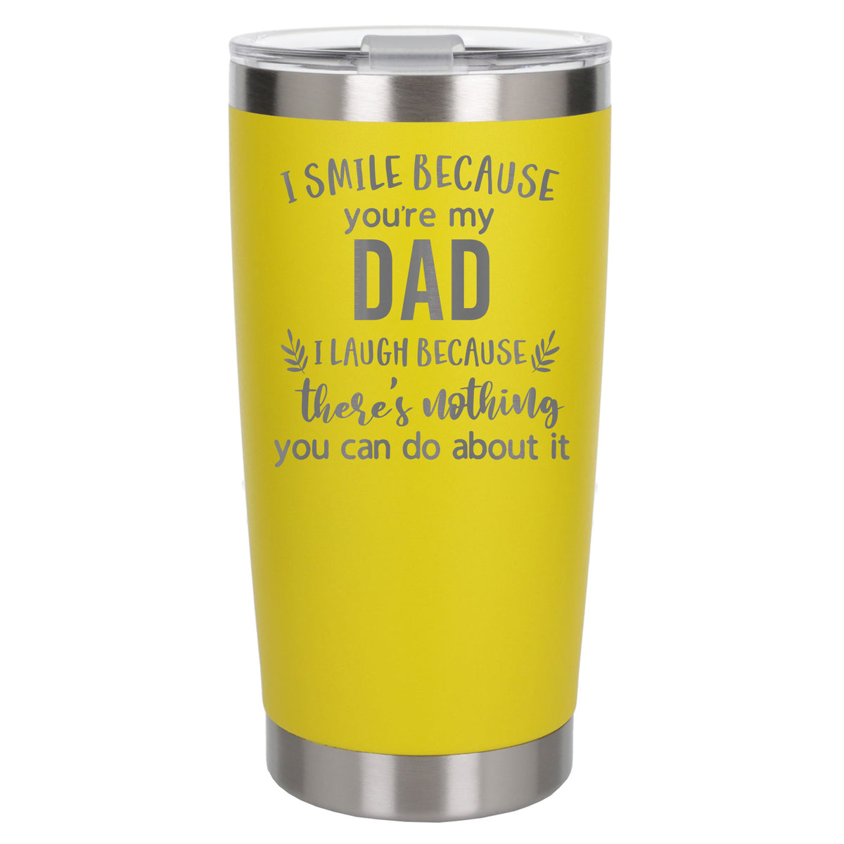 Yellow Thermal Metal Coffee Cup