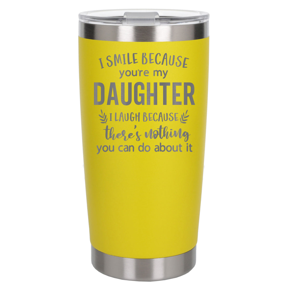 Yellow Thermal Metal Coffee Cup