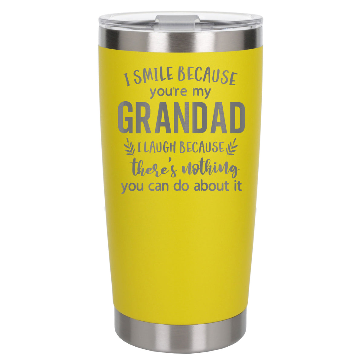 Yellow Thermal Metal Coffee Cup