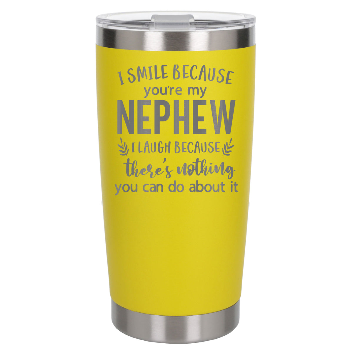 Yellow Thermal Metal Coffee Cup