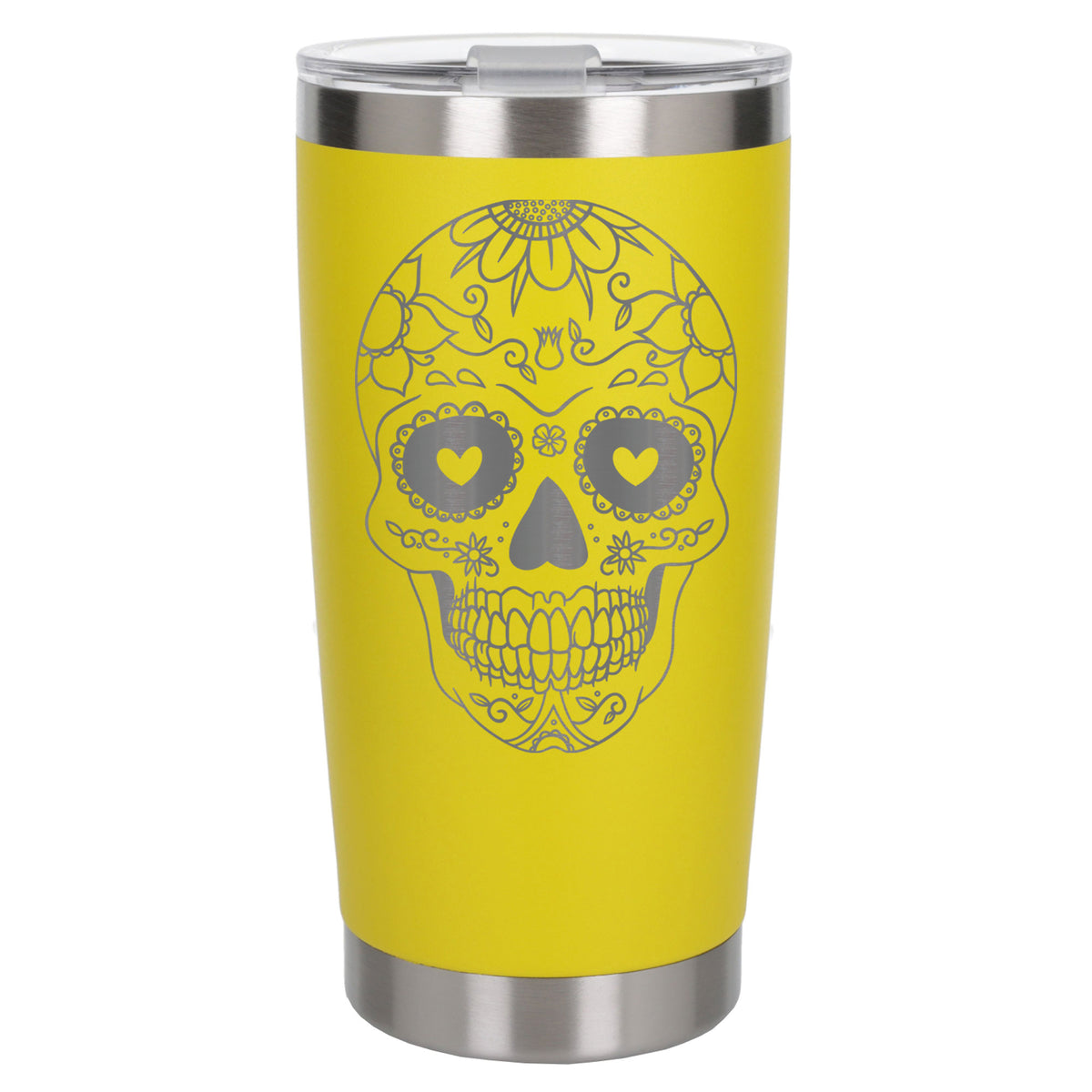 Yellow Thermal Metal Coffee Cup