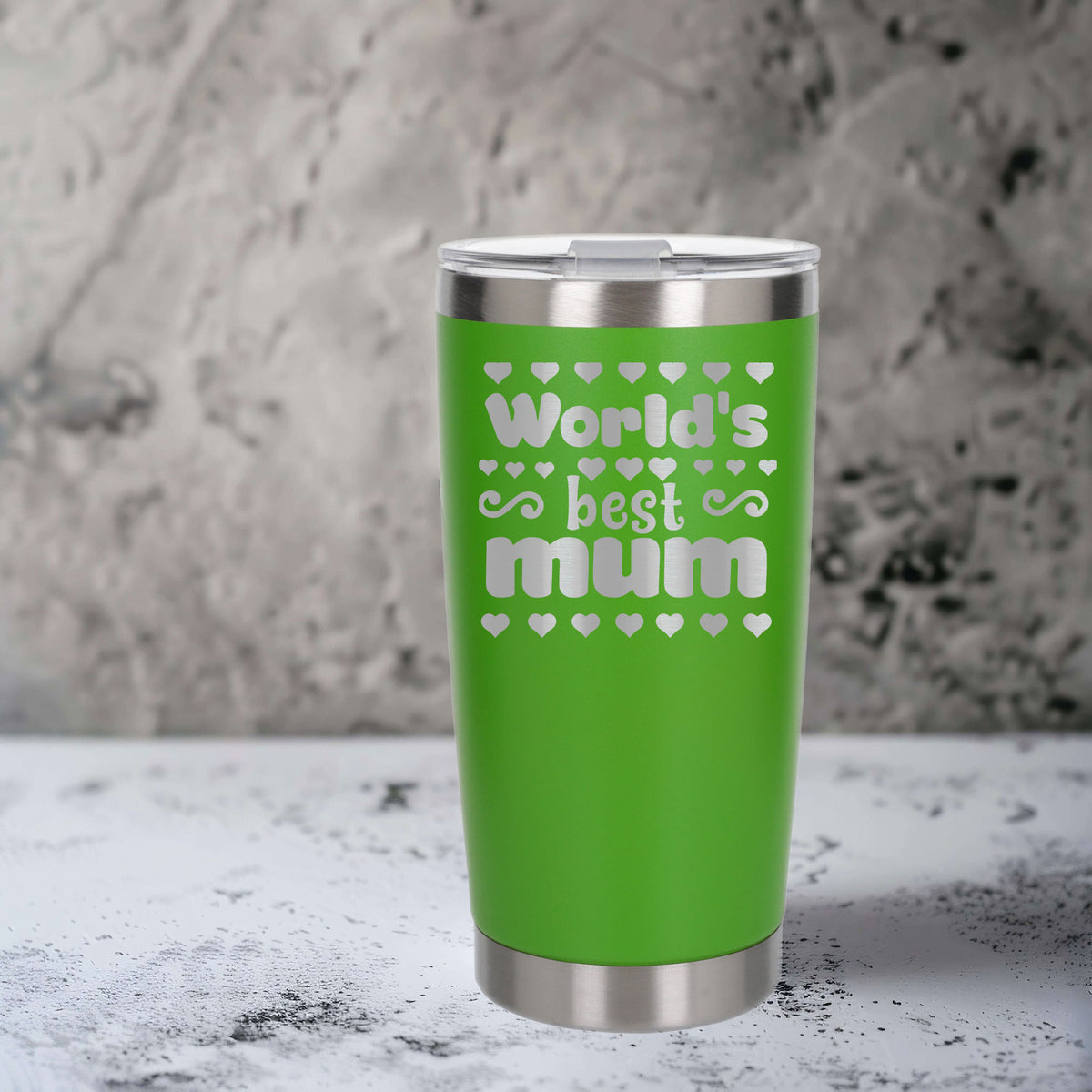 Green Thermal Metal Coffee Cup
