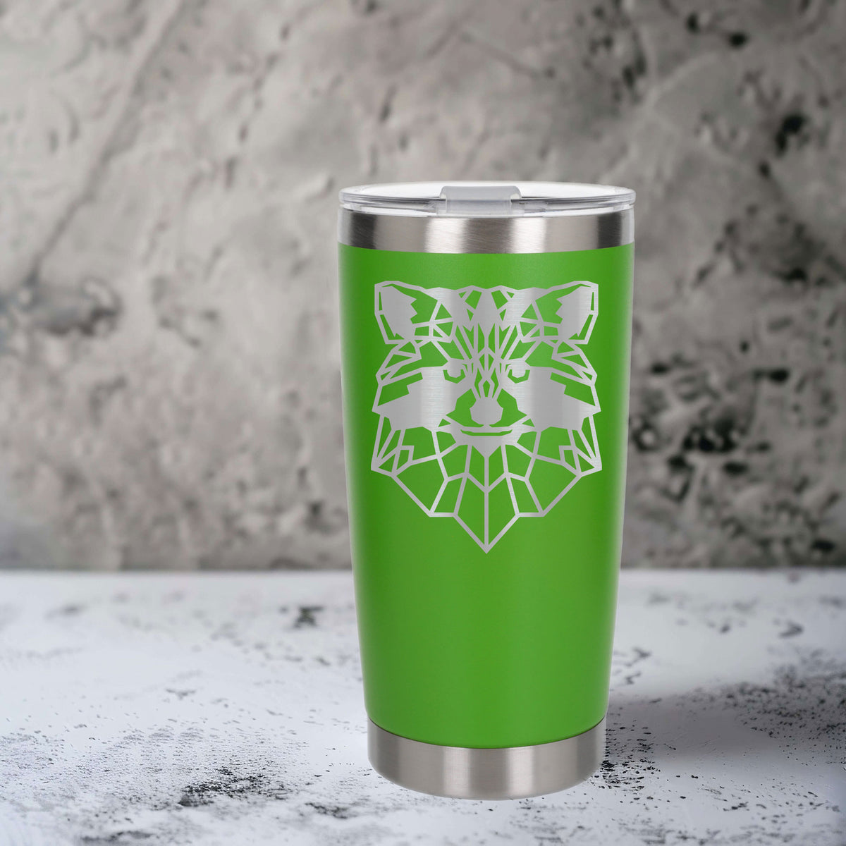 Green Thermal Metal Coffee Cup