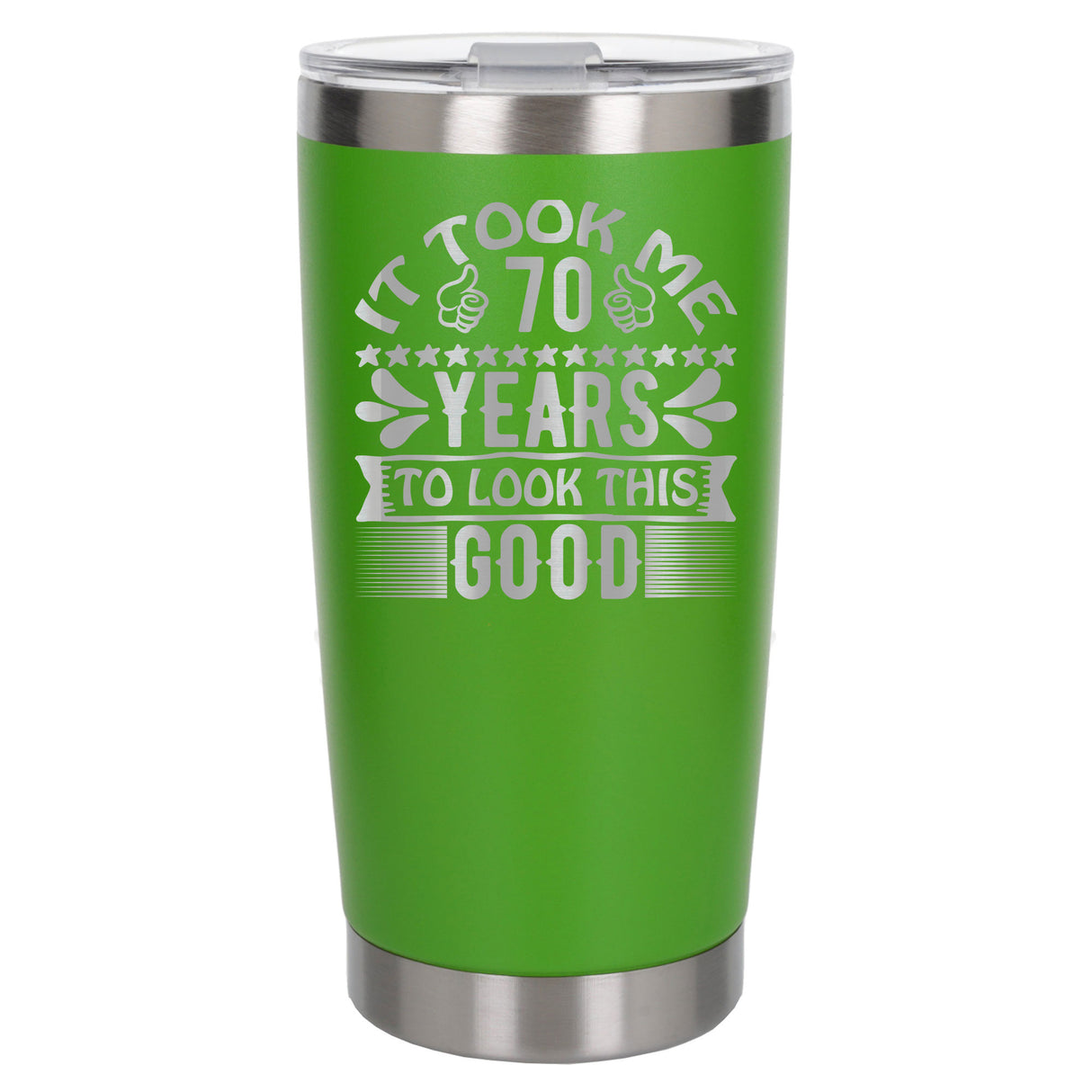 Green Thermal Metal Coffee Cup