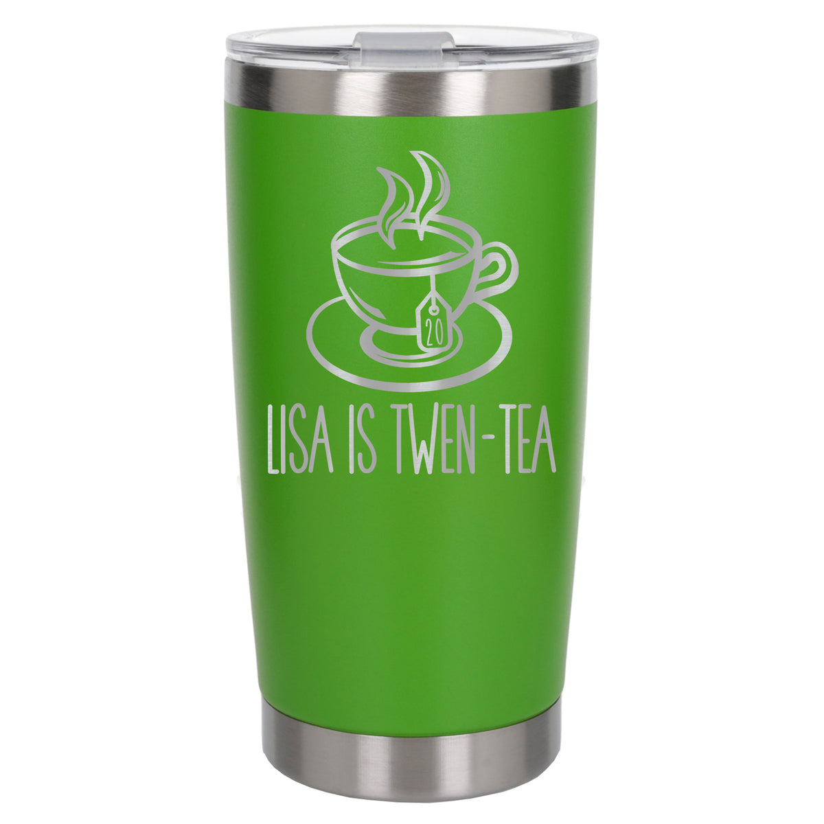 Green Thermal Metal Coffee Cup