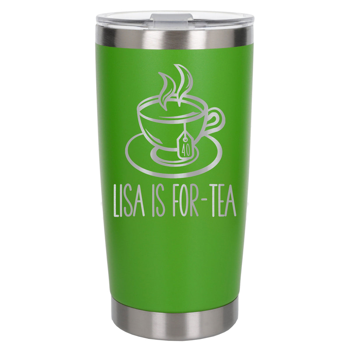 Green Thermal Metal Coffee Cup