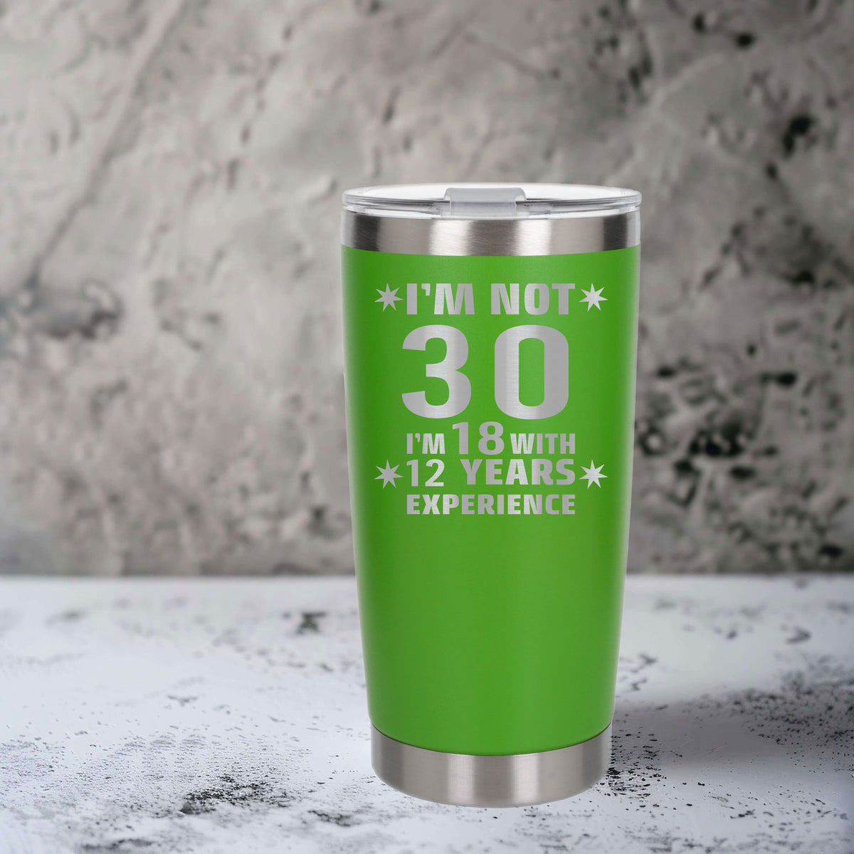 Green Thermal Metal Coffee Cup