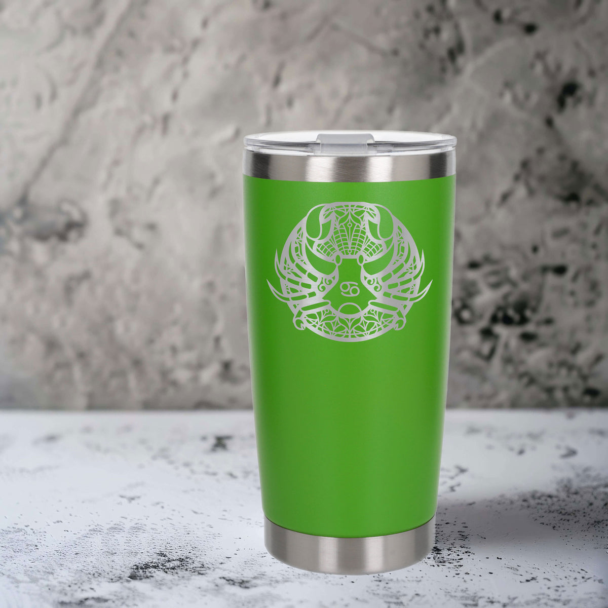Green Thermal Metal Coffee Cup